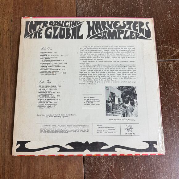 The Global Harvesters Sampler LP Vinyl Record Various‎ Artist Gospel - Picture 2 of 4